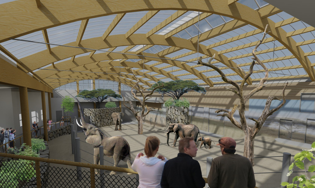Borås nya elefanthus blir klart på rekordtid