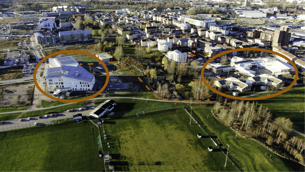 Två skolor – på samma energinät