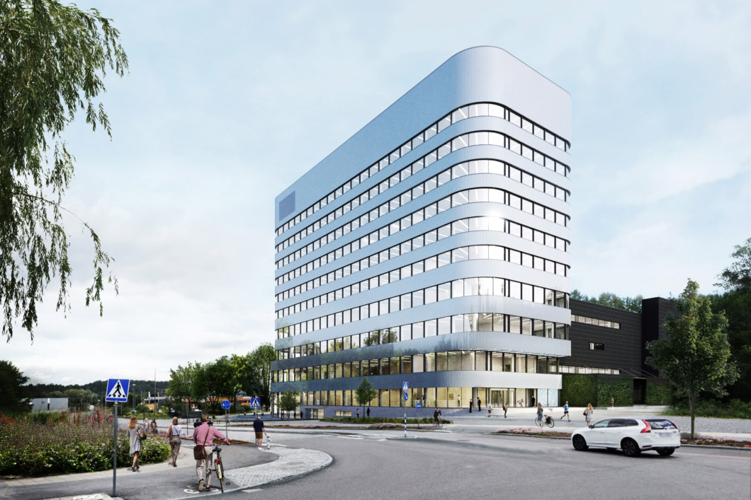 Skanska bygger kontorshus med geoenergi och solceller i Flemingsberg