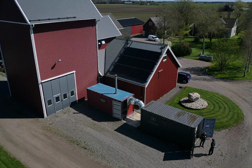 Solhybridteknik torkar spannmål